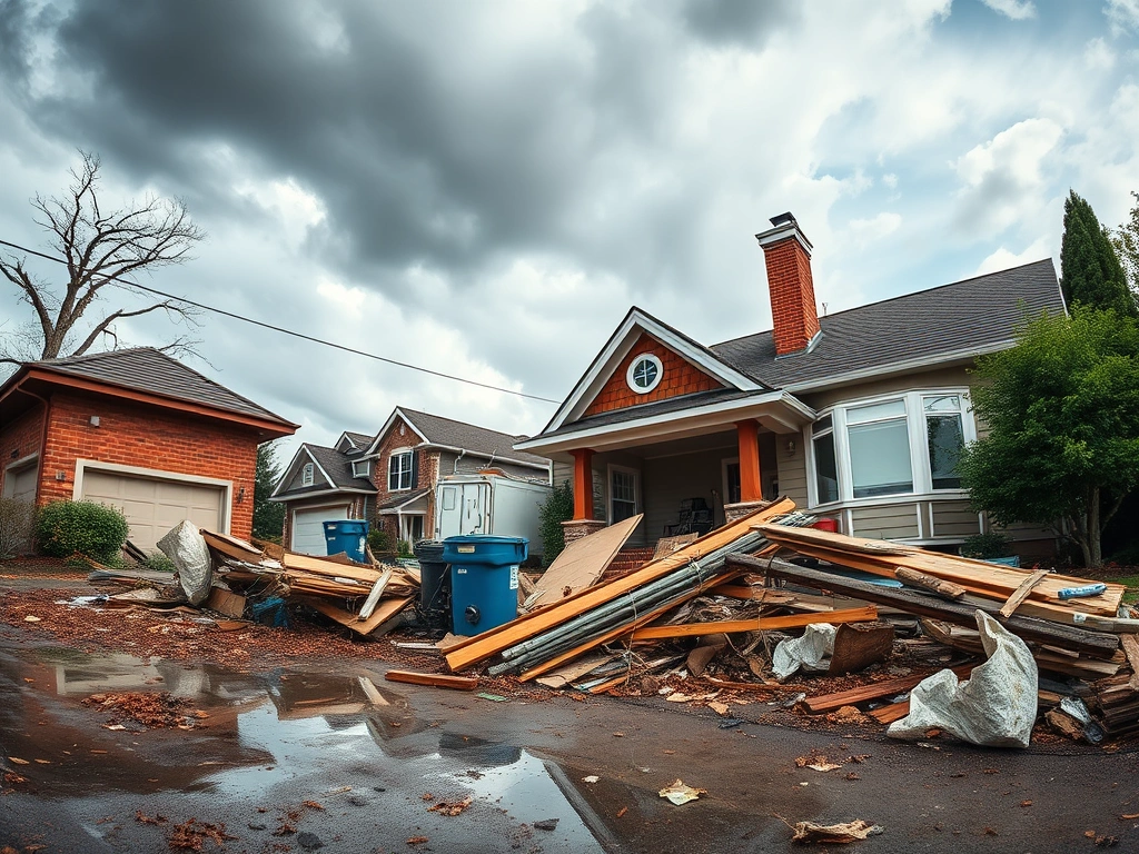 Storm and Natural Disaster Damage Cleanup